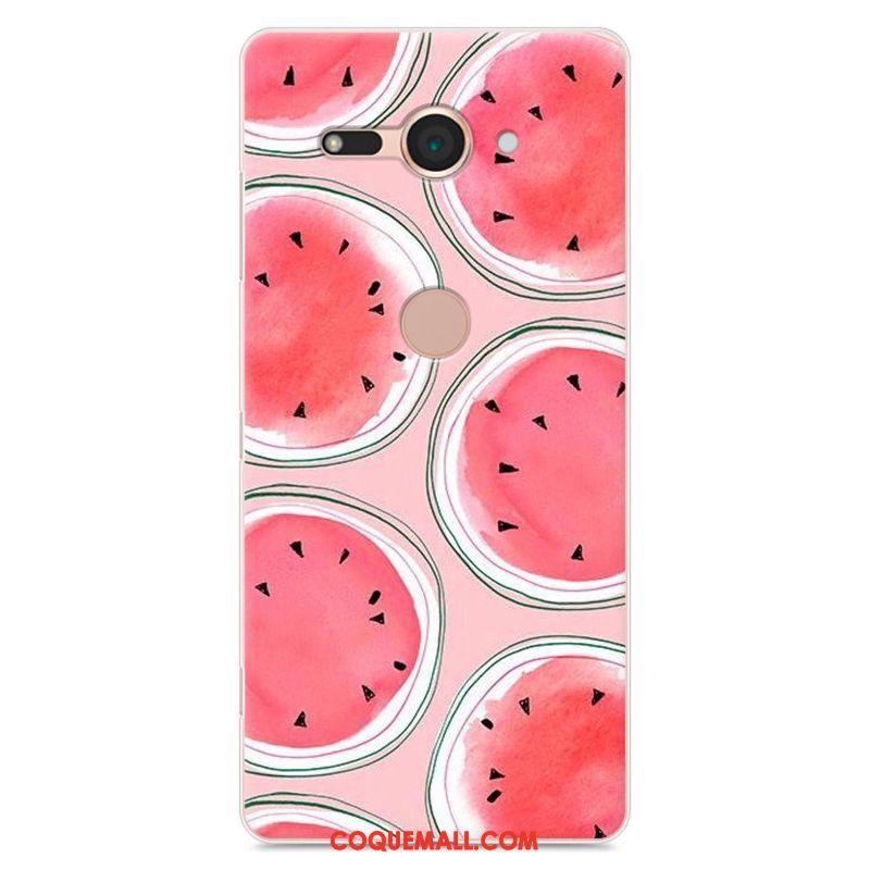 Étui Sony Xperia Xz2 Compact Fluide Doux Incassable Protection, Coque Sony Xperia Xz2 Compact Rose Téléphone Portable