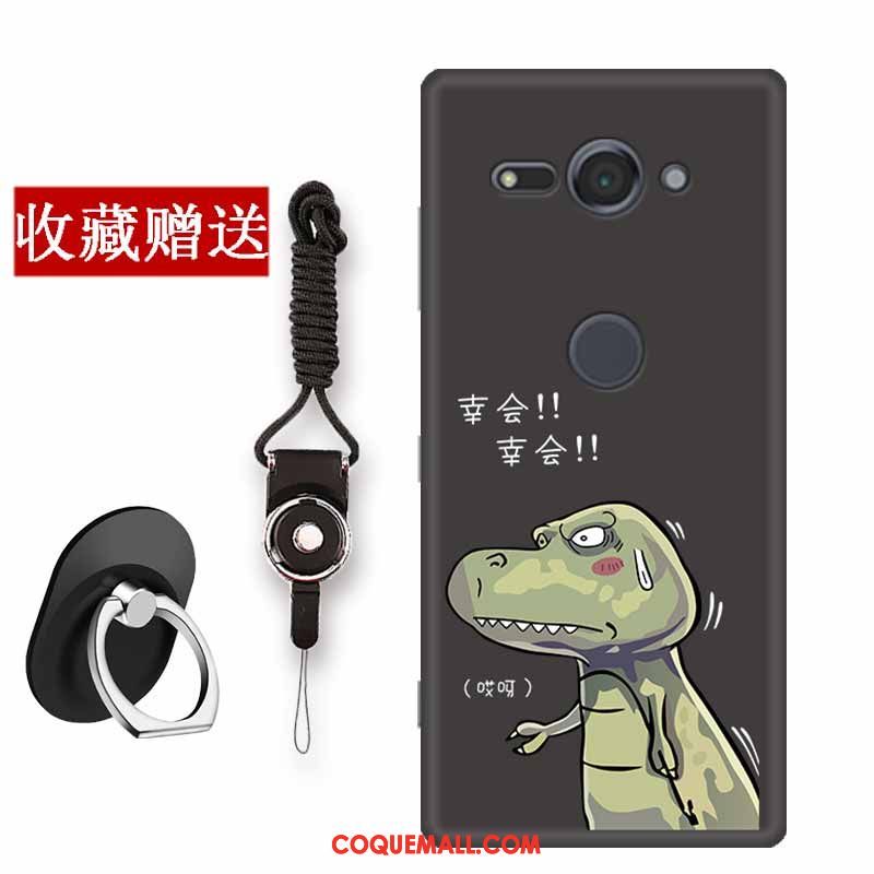 Étui Sony Xperia Xz2 Compact Incassable Noir Tout Compris, Coque Sony Xperia Xz2 Compact Fluide Doux Protection