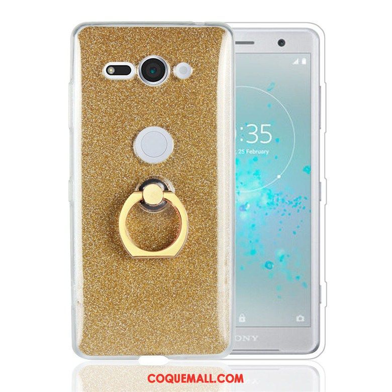 Étui Sony Xperia Xz2 Compact Incassable Protection Fluide Doux, Coque Sony Xperia Xz2 Compact Support Anneau