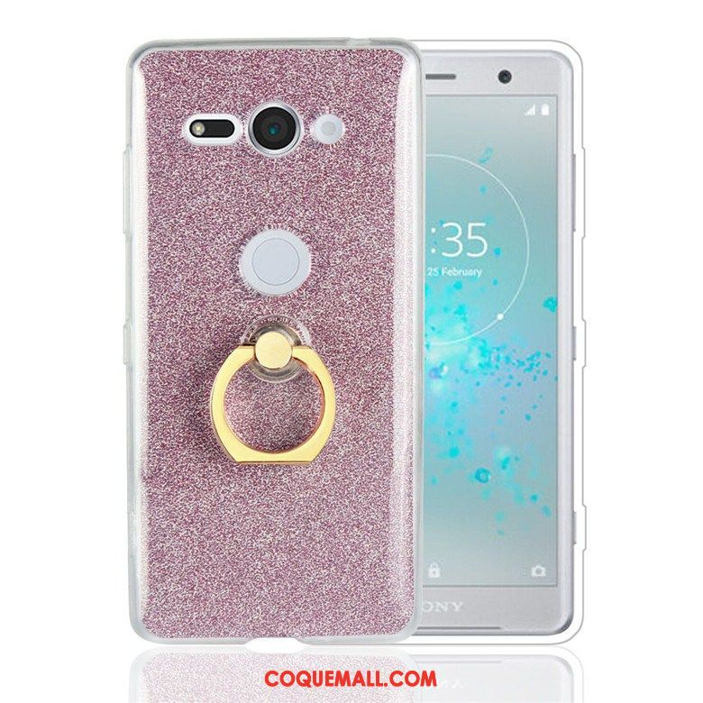 Étui Sony Xperia Xz2 Compact Incassable Protection Fluide Doux, Coque Sony Xperia Xz2 Compact Support Anneau