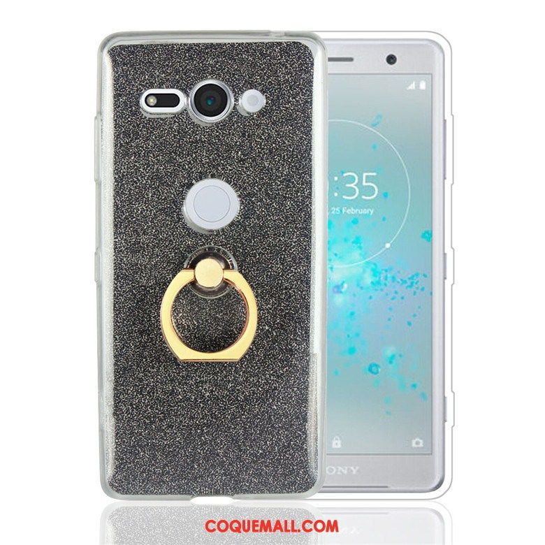 Étui Sony Xperia Xz2 Compact Incassable Protection Fluide Doux, Coque Sony Xperia Xz2 Compact Support Anneau