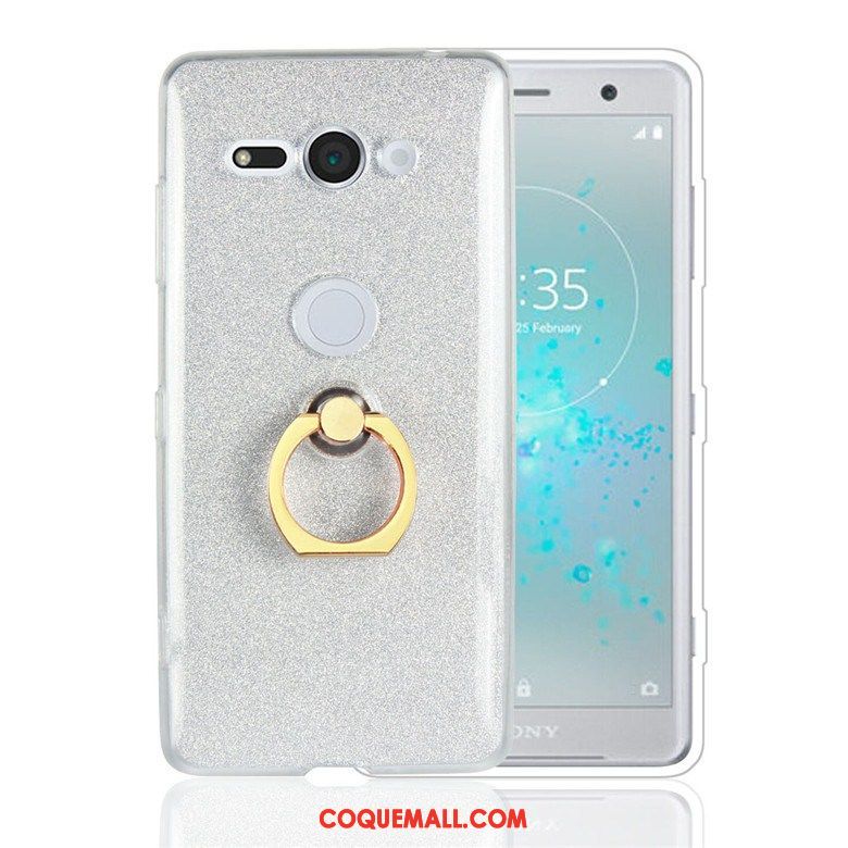 Étui Sony Xperia Xz2 Compact Incassable Protection Fluide Doux, Coque Sony Xperia Xz2 Compact Support Anneau