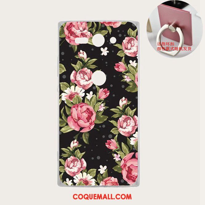 Étui Sony Xperia Xz2 Compact Protection Fleurs Téléphone Portable, Coque Sony Xperia Xz2 Compact Personnalisé Incassable