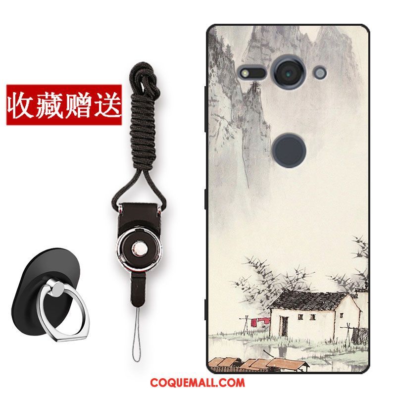 Étui Sony Xperia Xz2 Compact Simple Noir Protection, Coque Sony Xperia Xz2 Compact Foncé Tout Compris