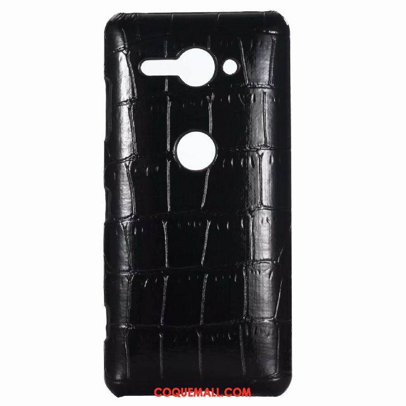 Étui Sony Xperia Xz2 Compact Téléphone Portable Crocodile Modèle Cuir, Coque Sony Xperia Xz2 Compact Rose Léopard Braun