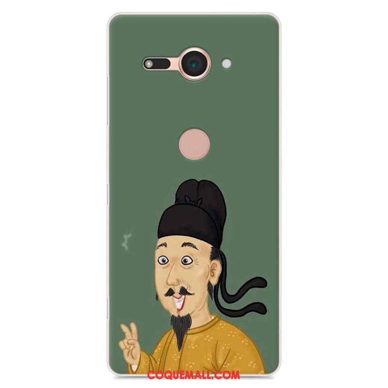 Étui Sony Xperia Xz2 Compact Téléphone Portable Créatif Protection, Coque Sony Xperia Xz2 Compact Amoureux Jaune