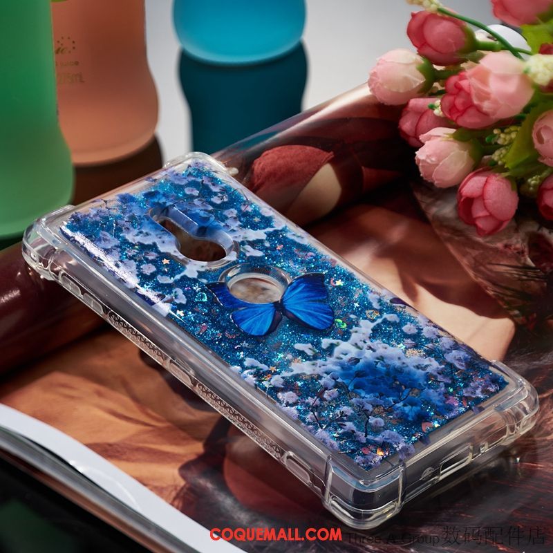 Étui Sony Xperia Xz2 Incassable Fluide Doux Personnalité, Coque Sony Xperia Xz2 Bleu Tout Compris