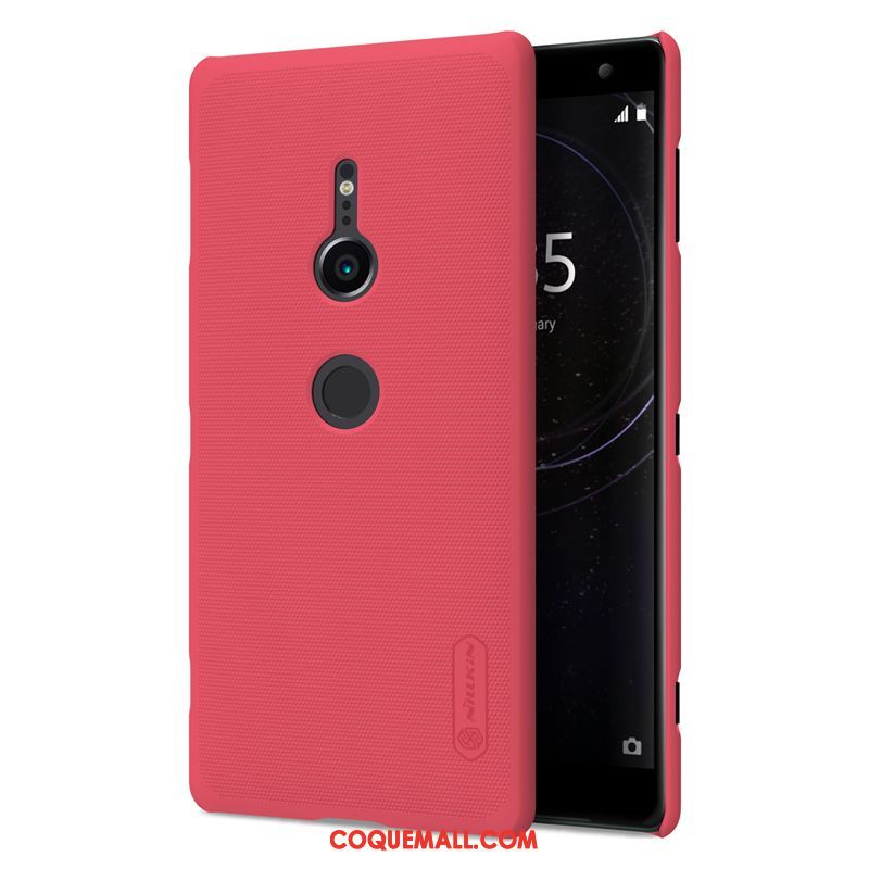 Étui Sony Xperia Xz2 Protection Incassable Or, Coque Sony Xperia Xz2 Délavé En Daim Difficile