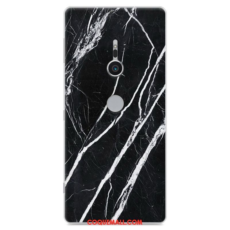 Étui Sony Xperia Xz2 Téléphone Portable Bleu Bois, Coque Sony Xperia Xz2 Protection Fluide Doux