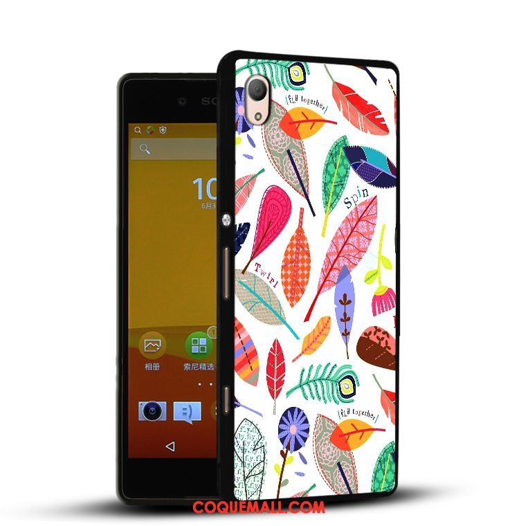 Étui Sony Xperia Z3+ Fluide Doux Peinture Silicone, Coque Sony Xperia Z3+ Téléphone Portable Dessin Animé