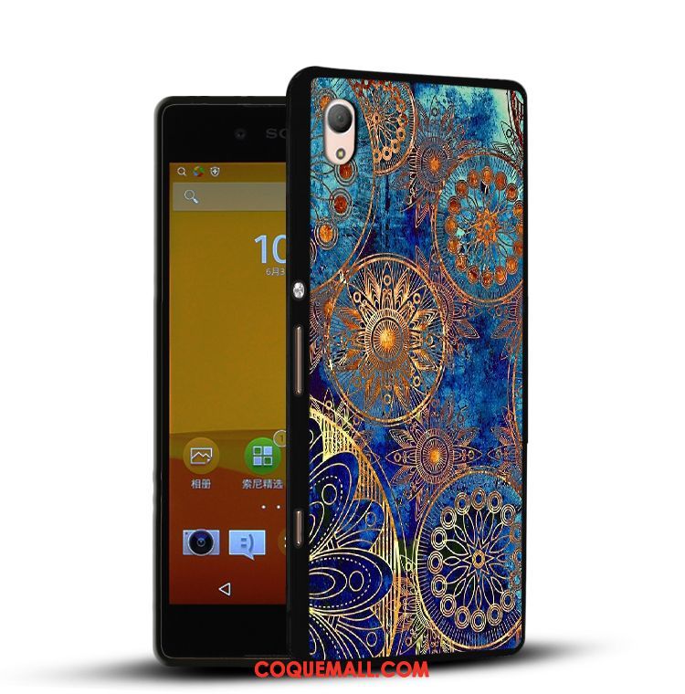 Étui Sony Xperia Z3+ Fluide Doux Peinture Silicone, Coque Sony Xperia Z3+ Téléphone Portable Dessin Animé