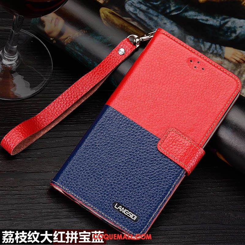 Étui Sony Xperia Z3+ Téléphone Portable Cuir Véritable Étui En Cuir, Coque Sony Xperia Z3+ Protection Difficile