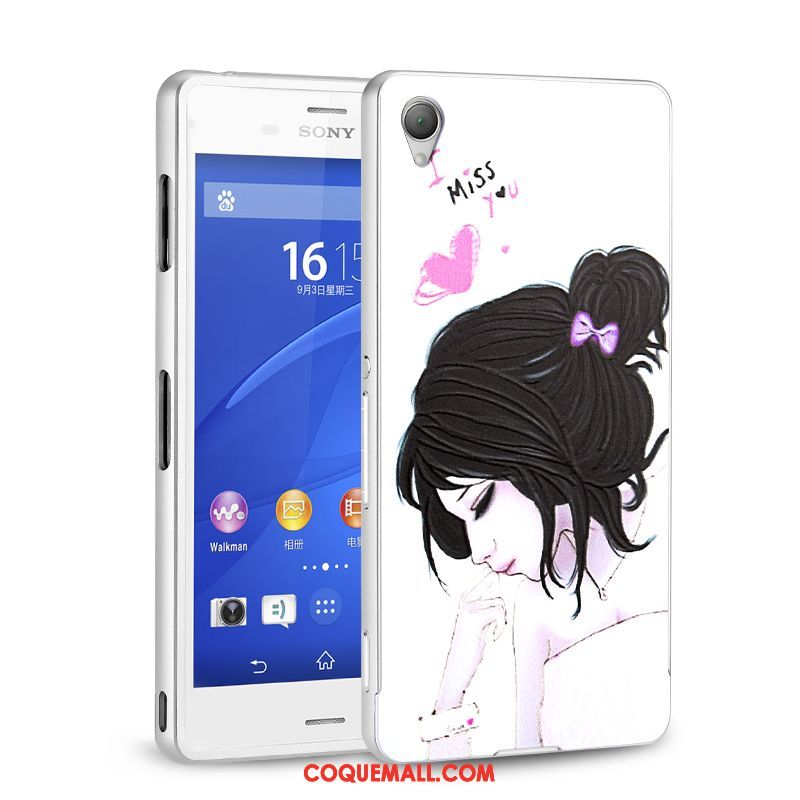 Étui Sony Xperia Z3+ Téléphone Portable Incassable Border, Coque Sony Xperia Z3+ Couvercle Arrière Protection Braun