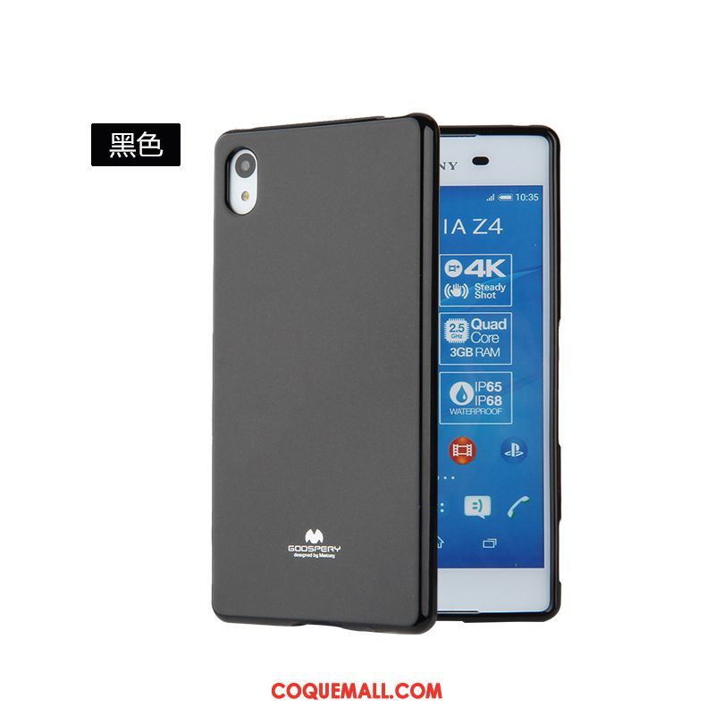 Étui Sony Xperia Z3+ Téléphone Portable Étui En Cuir Protection, Coque Sony Xperia Z3+ Jaune Tendance
