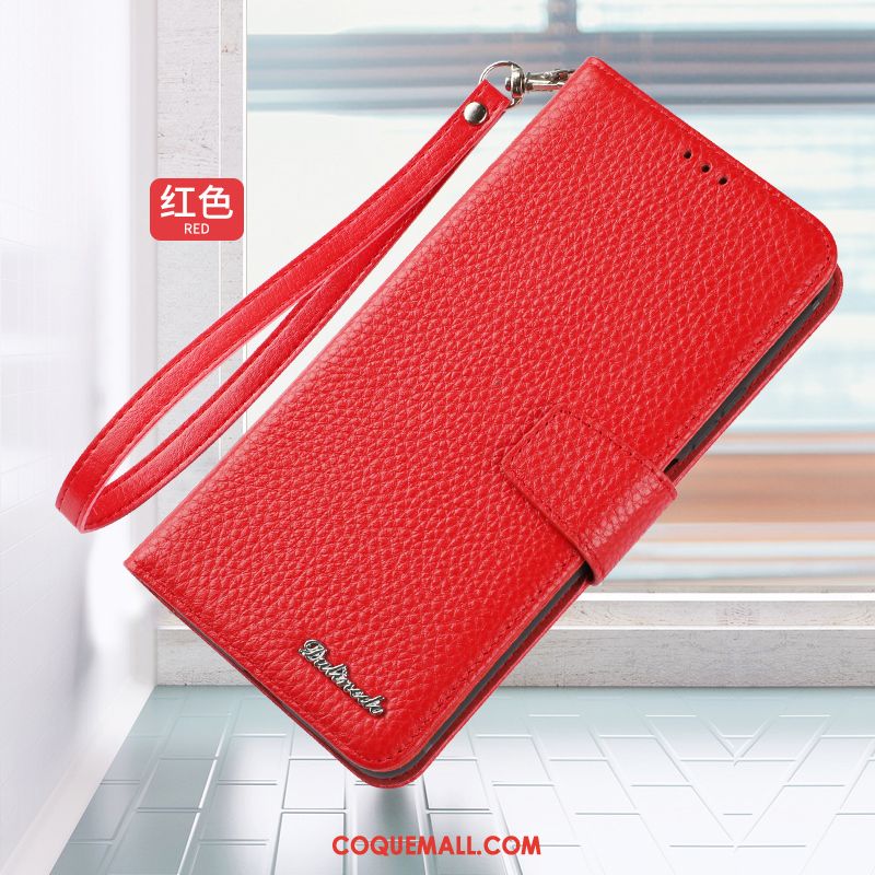 Étui Xiaomi Mi 10 Lite Jeunesse Protection Petit, Coque Xiaomi Mi 10 Lite Incassable Cuir Véritable Braun Beige