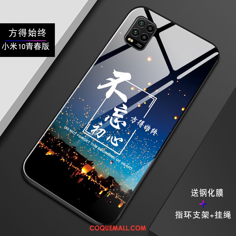 Étui Xiaomi Mi 10 Lite Tout Compris Personnalité Nouveau, Coque Xiaomi Mi 10 Lite Téléphone Portable Protection Beige