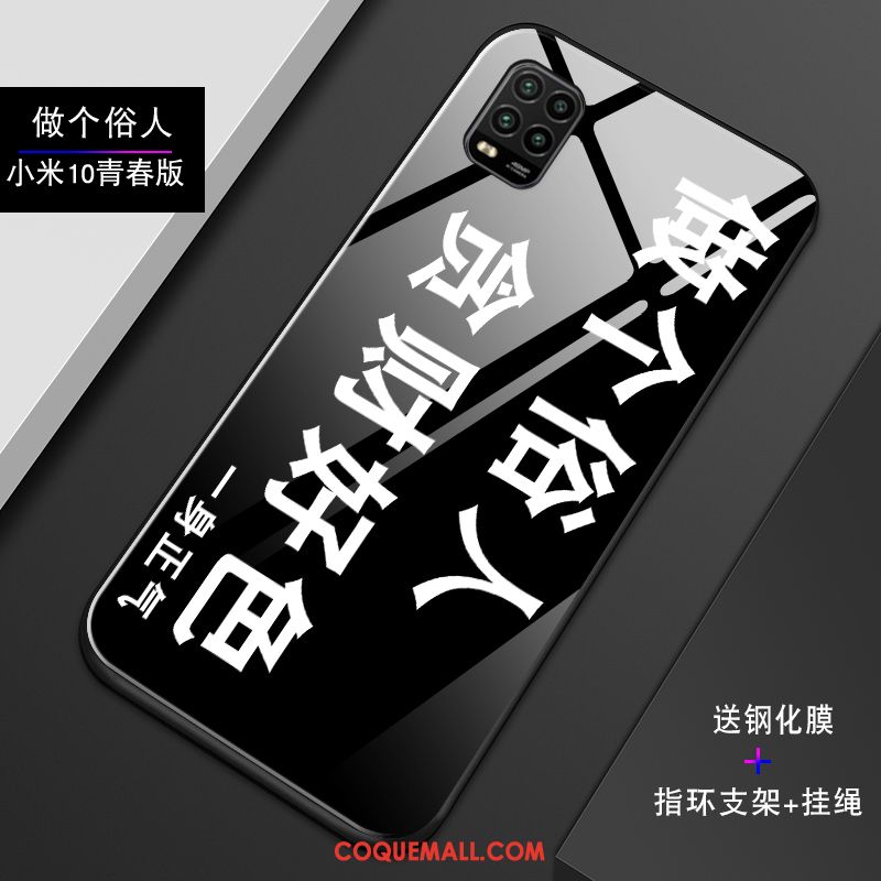 Étui Xiaomi Mi 10 Lite Tout Compris Personnalité Nouveau, Coque Xiaomi Mi 10 Lite Téléphone Portable Protection Beige
