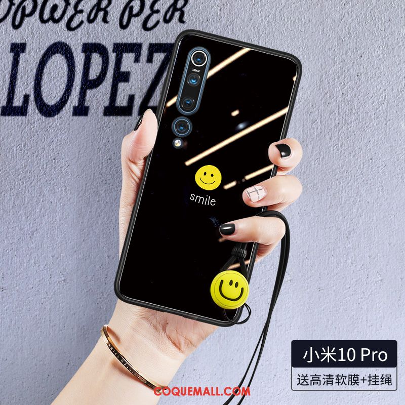 Étui Xiaomi Mi 10 Pro Personnalité Téléphone Portable Net Rouge, Coque Xiaomi Mi 10 Pro Tout Compris Tendance Beige