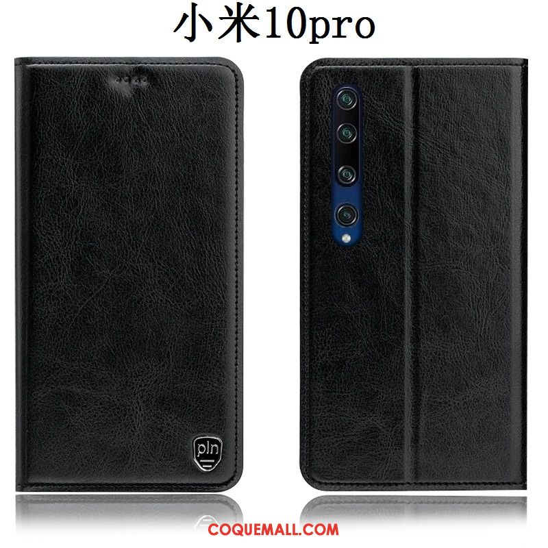 Étui Xiaomi Mi 10 Pro Protection Incassable Tout Compris, Coque Xiaomi Mi 10 Pro Jeunesse En Cuir Braun Beige