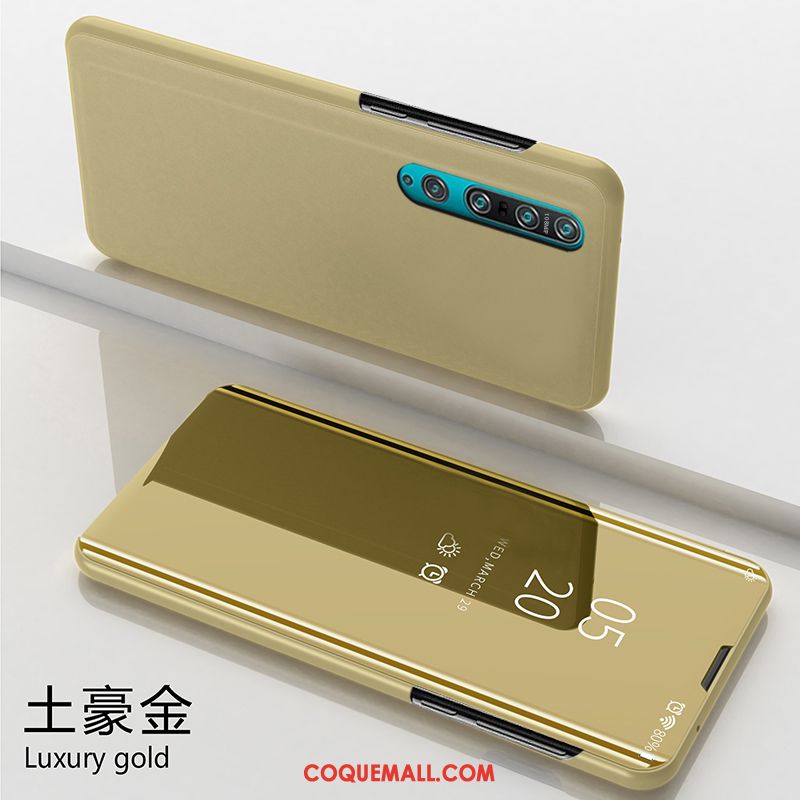 Étui Xiaomi Mi 10 Pro Tempérer Or Tout Compris, Coque Xiaomi Mi 10 Pro Petit Personnalité Beige