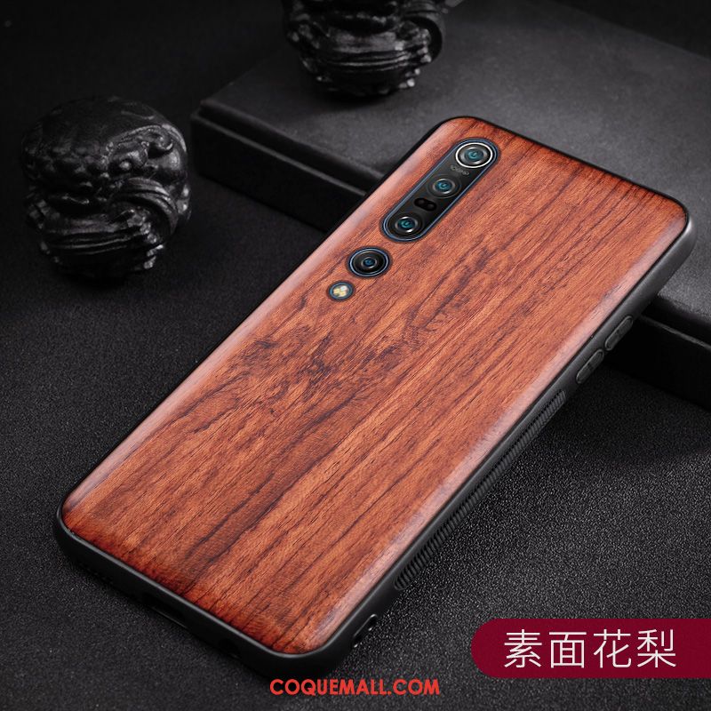 Étui Xiaomi Mi 10 Pro Vintage Personnalité Original, Coque Xiaomi Mi 10 Pro Personnalisé Incassable Braun Beige