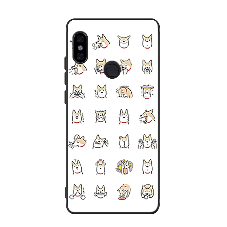 Étui Xiaomi Mi 8 Charmant Incassable Bordure, Coque Xiaomi Mi 8 Téléphone Portable Petit Beige