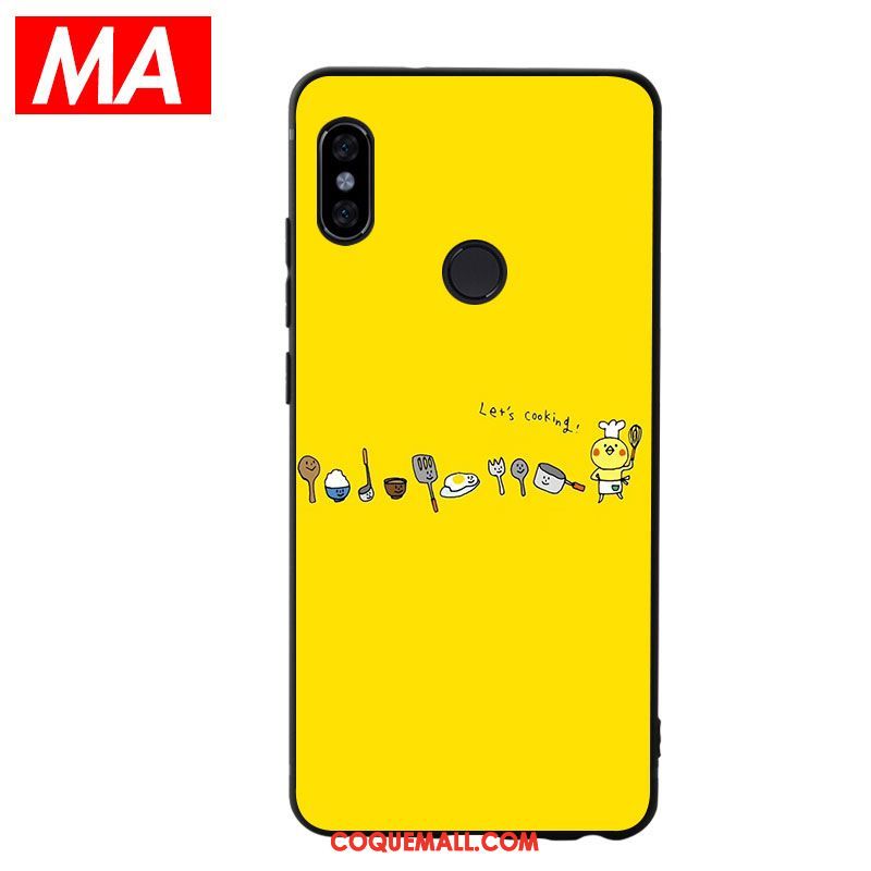 Étui Xiaomi Mi 8 Dessin Animé Personnalité Silicone, Coque Xiaomi Mi 8 Incassable Petit Beige