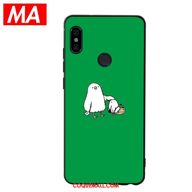 Étui Xiaomi Mi 8 Dessin Animé Personnalité Silicone, Coque Xiaomi Mi 8 Incassable Petit Beige