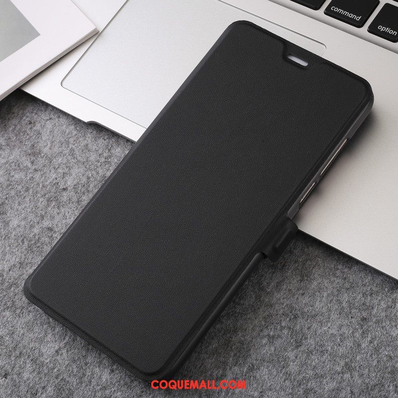 Étui Xiaomi Mi 8 Dormance Petit Clamshell, Coque Xiaomi Mi 8 Or Protection Beige