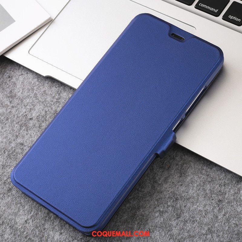 Étui Xiaomi Mi 8 Dormance Petit Clamshell, Coque Xiaomi Mi 8 Or Protection Beige