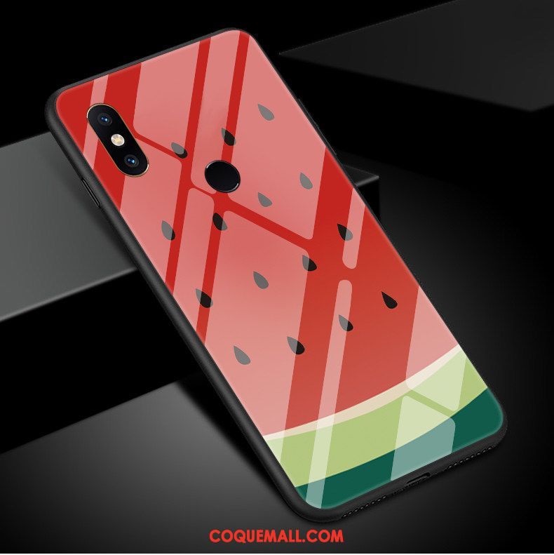 Étui Xiaomi Mi 8 Frais Pastèque Téléphone Portable, Coque Xiaomi Mi 8 Citron Fraise Beige