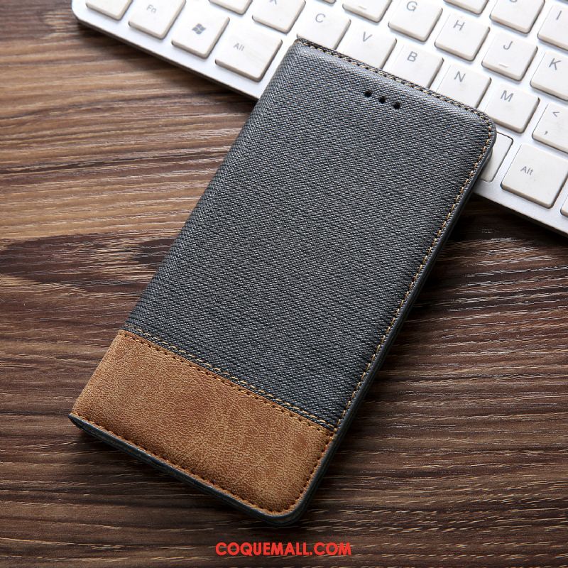 Étui Xiaomi Mi 8 Lite Cuir Véritable Étui En Cuir Tout Compris, Coque Xiaomi Mi 8 Lite Téléphone Portable Nouveau Braun