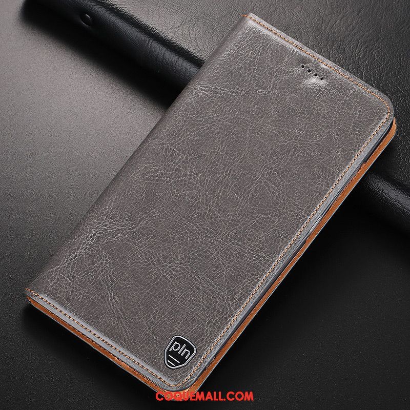 Étui Xiaomi Mi 8 Lite Cuir Véritable Étui En Cuir Téléphone Portable, Coque Xiaomi Mi 8 Lite Protection Modèle Fleurie