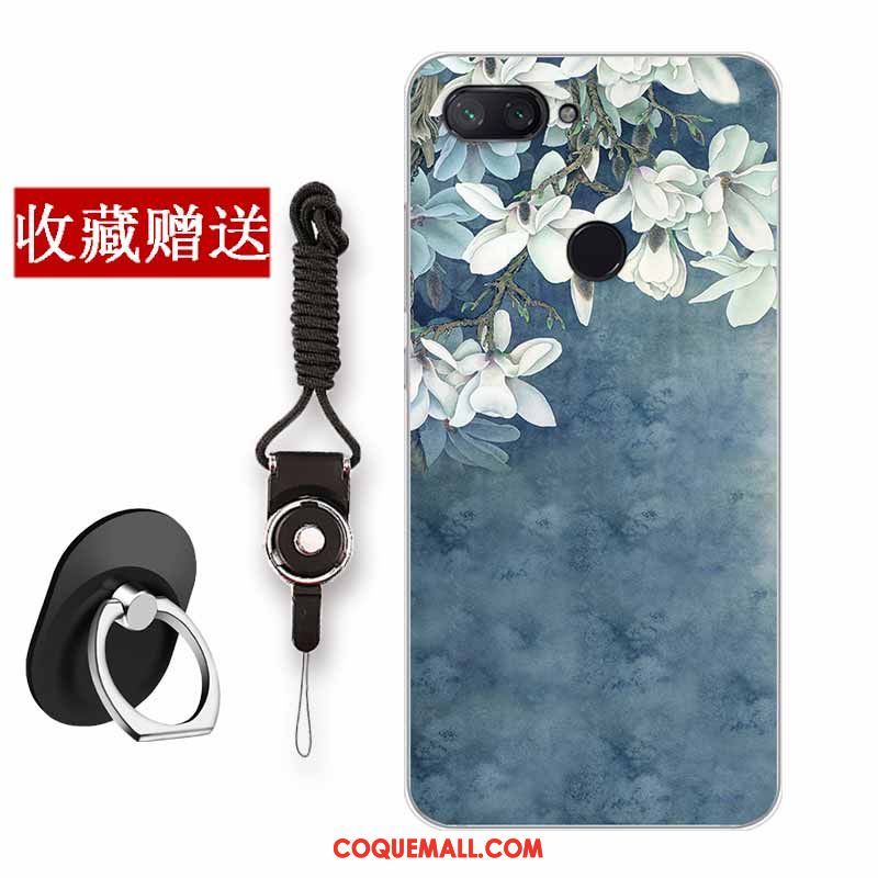 Étui Xiaomi Mi 8 Lite Fleur Petit Tout Compris, Coque Xiaomi Mi 8 Lite Silicone Téléphone Portable Beige