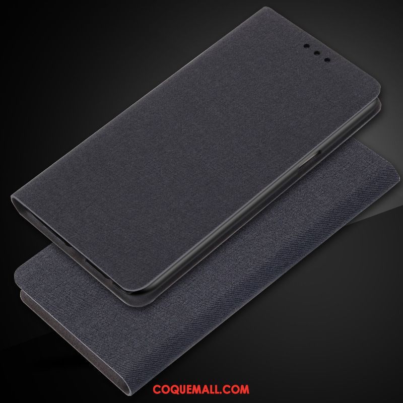 Étui Xiaomi Mi 8 Lite Gris Carte Petit, Coque Xiaomi Mi 8 Lite Incassable Téléphone Portable Beige