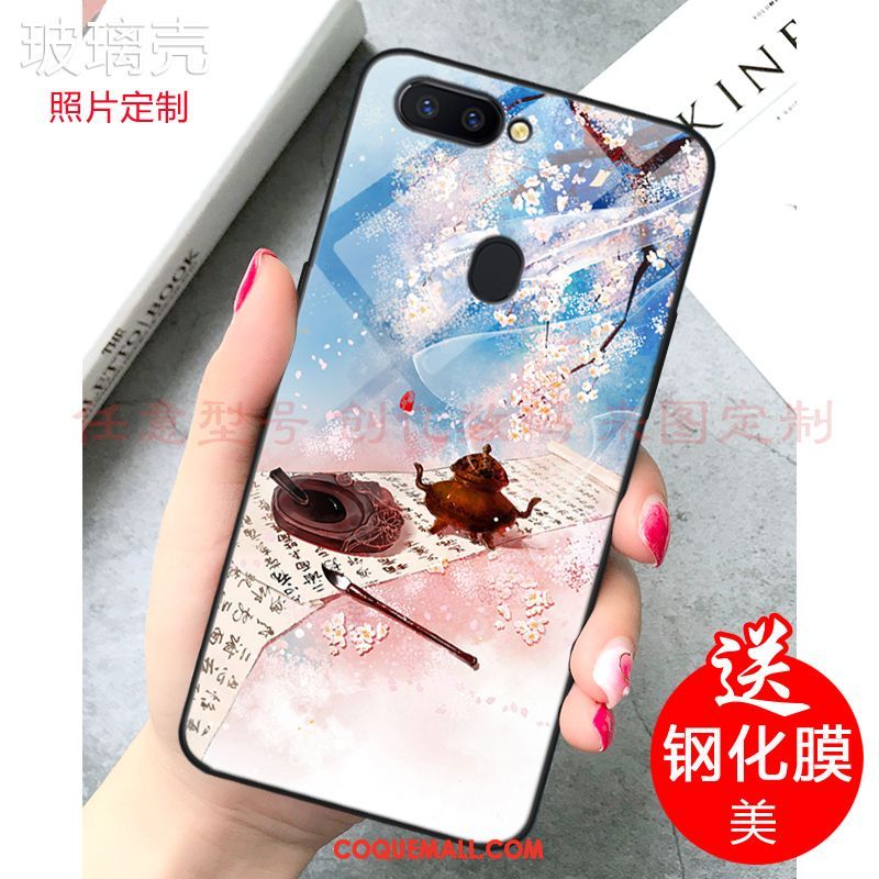 Étui Xiaomi Mi 8 Lite Petit Personnalisé Frais, Coque Xiaomi Mi 8 Lite Miroir Personnalité Beige