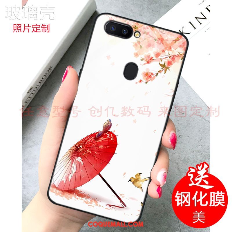 Étui Xiaomi Mi 8 Lite Petit Personnalisé Frais, Coque Xiaomi Mi 8 Lite Miroir Personnalité Beige