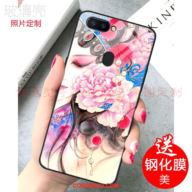 Étui Xiaomi Mi 8 Lite Petit Personnalisé Frais, Coque Xiaomi Mi 8 Lite Miroir Personnalité Beige