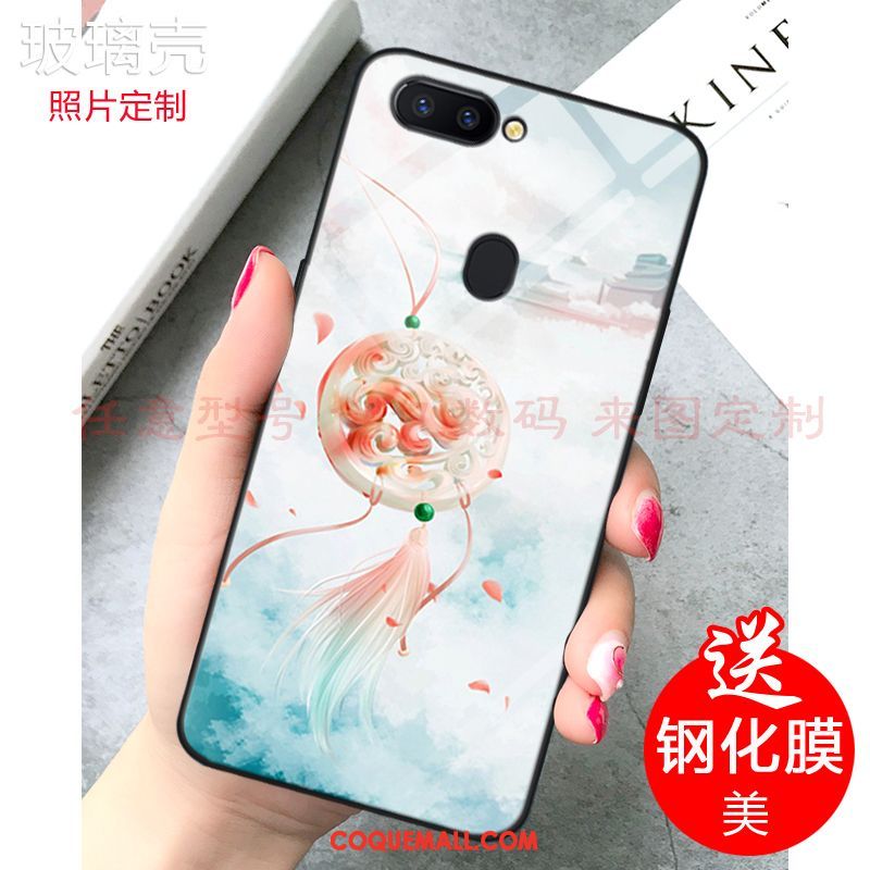 Étui Xiaomi Mi 8 Lite Petit Personnalisé Frais, Coque Xiaomi Mi 8 Lite Miroir Personnalité Beige