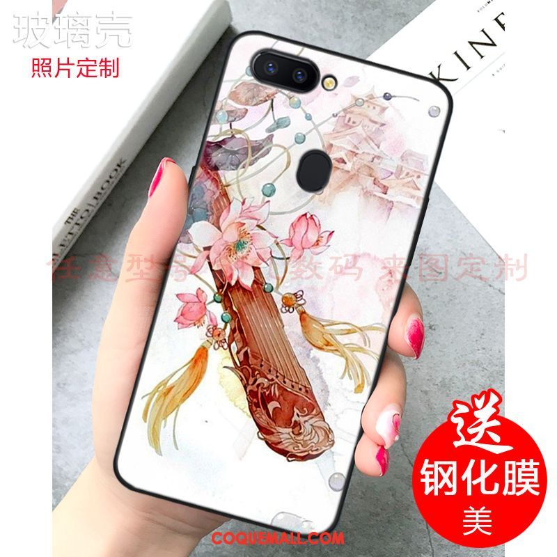 Étui Xiaomi Mi 8 Lite Petit Personnalisé Frais, Coque Xiaomi Mi 8 Lite Miroir Personnalité Beige