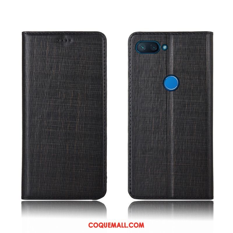 Étui Xiaomi Mi 8 Lite Protection Incassable Jeunesse, Coque Xiaomi Mi 8 Lite Clamshell Modèle Fleurie Braun Beige