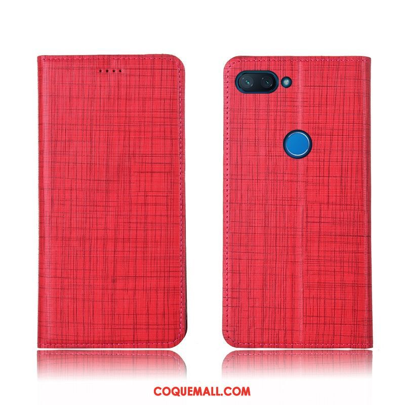 Étui Xiaomi Mi 8 Lite Protection Incassable Jeunesse, Coque Xiaomi Mi 8 Lite Clamshell Modèle Fleurie Braun Beige