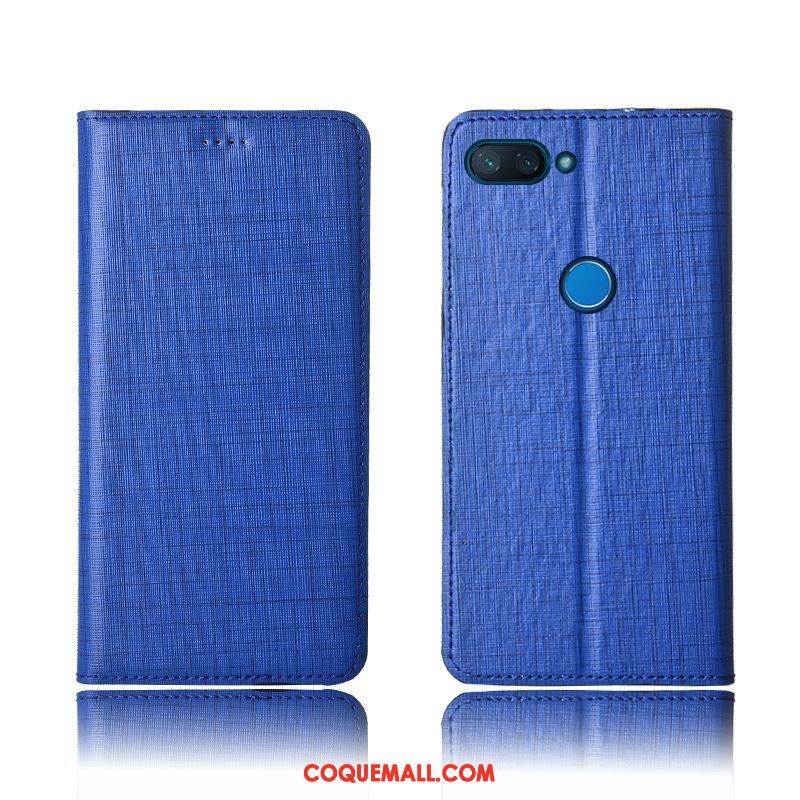 Étui Xiaomi Mi 8 Lite Protection Incassable Jeunesse, Coque Xiaomi Mi 8 Lite Clamshell Modèle Fleurie Braun Beige