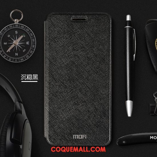 Étui Xiaomi Mi 8 Lite Tendance Modèle Fleurie Or, Coque Xiaomi Mi 8 Lite Jeunesse Étui En Cuir Beige