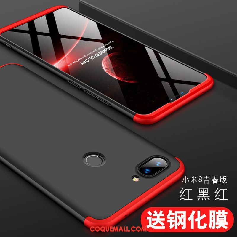 Étui Xiaomi Mi 8 Lite Téléphone Portable Protection Or, Coque Xiaomi Mi 8 Lite Tendance Petit Beige