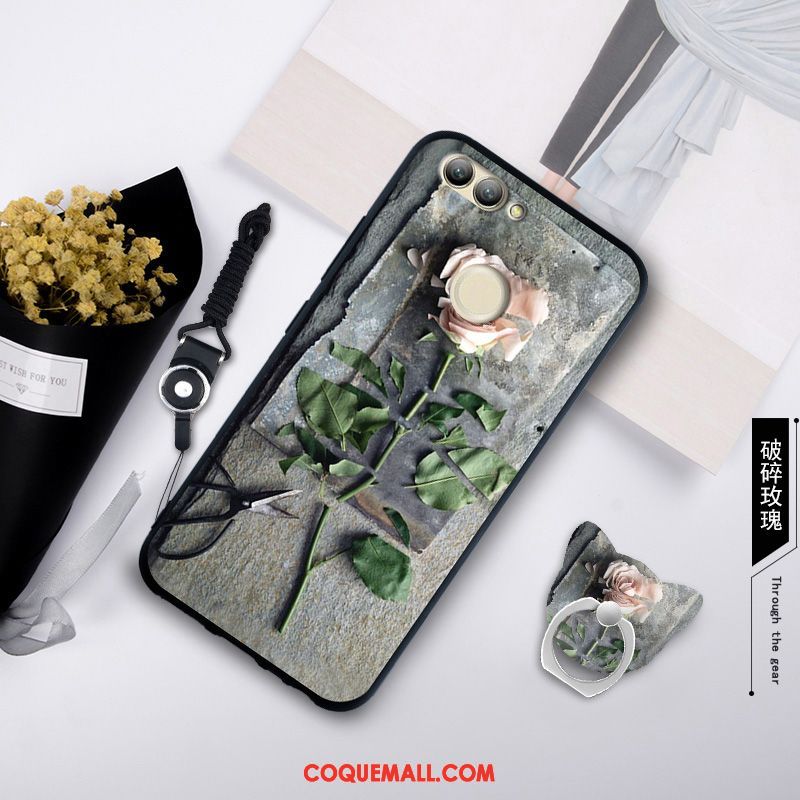 Étui Xiaomi Mi 8 Lite Téléphone Portable Tout Compris Ornements Suspendus, Coque Xiaomi Mi 8 Lite Incassable Protection Beige