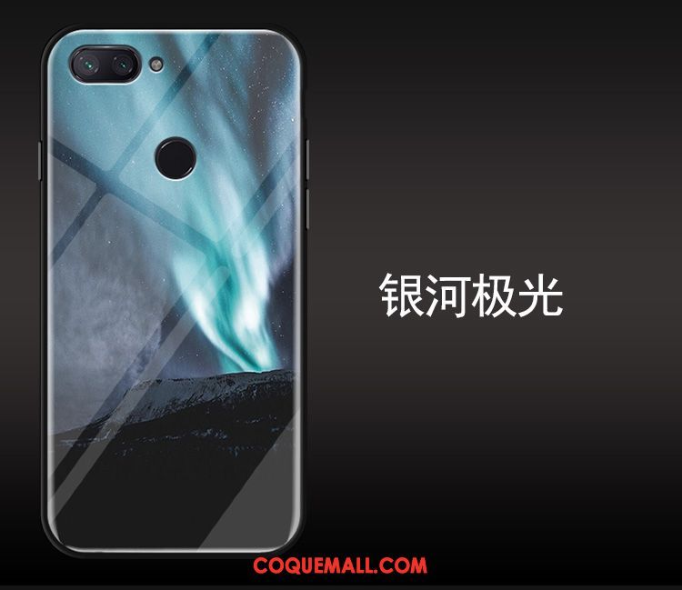 Étui Xiaomi Mi 8 Lite Verre Petit Ornements Suspendus, Coque Xiaomi Mi 8 Lite Jeunesse Mode Beige