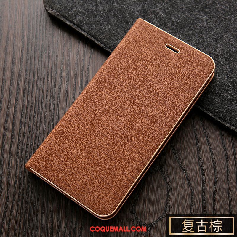 Étui Xiaomi Mi 8 Lite Étui En Cuir Incassable Tout Compris, Coque Xiaomi Mi 8 Lite Téléphone Portable Protection