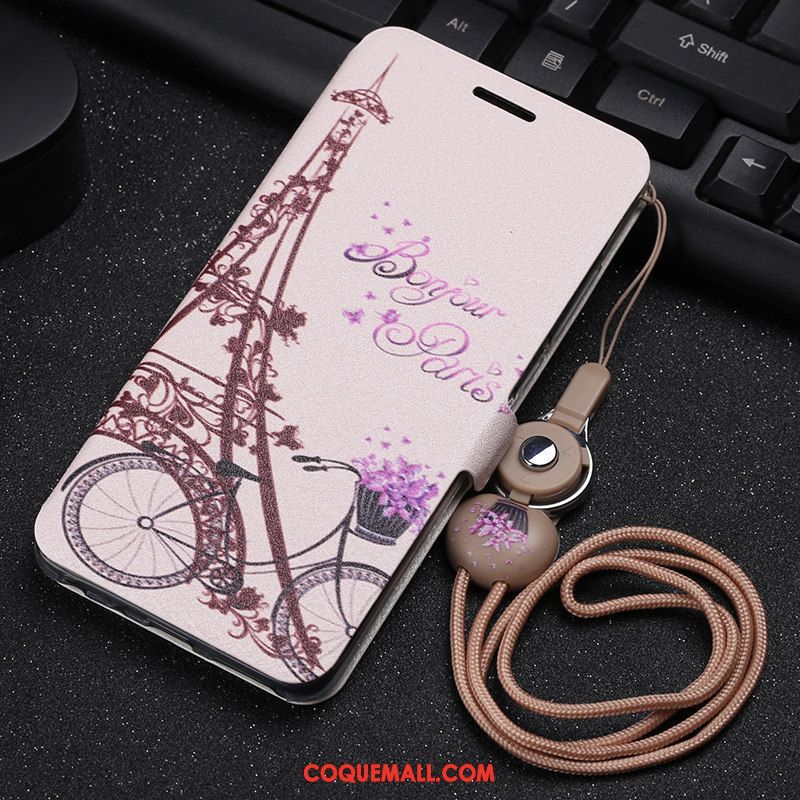 Étui Xiaomi Mi 8 Marque De Tendance Silicone Protection, Coque Xiaomi Mi 8 Tout Compris Fluide Doux Beige