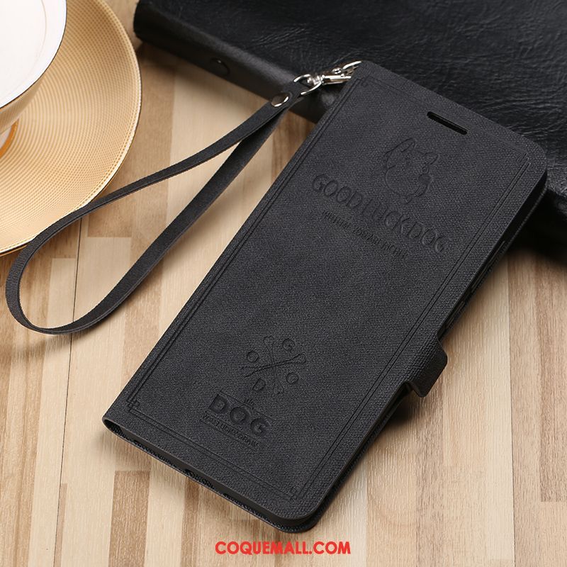 Étui Xiaomi Mi 8 Marque De Tendance Étui En Cuir Vintage, Coque Xiaomi Mi 8 Délavé En Daim Bleu Marin Beige